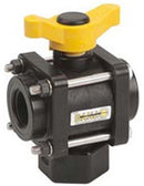 3/4" STANDARD PORT 3-WAY BOLTED BALL VALVE - BOTTOM LOAD PORT