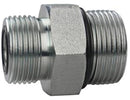 1/2 Male OFS X 3/8 Male O-Ring Boss - Straight Thread Connector - Steel