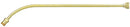 TeeJet 667148 Curved Spray Wand Extension with Fixed Body, Brass, 48", 11/16" Cap Thread, 125 PSI