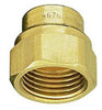 ADAPTOR BRASS NICKEL PLATED 1/8" THREAD CAP