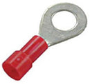 RING TERMINAL INSULATED RED 22-18AWG