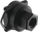 Tee, Female Ors With 1/4" Gauge Port