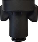 Adapter Cap Combo-Jet X 3/8" Tube Black - Cap Only