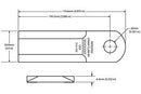 Kondex Straw Claw Chopper Blades for Gleaner - 8-Pack