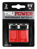 9 VOLT BATTERY 2 PACK