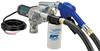 12 VOLT M-180 FUEL TRANSFER PUMP WITH FILTER KIT, HOSE, AND AUTOMATIC NOZZLE - 18 GPM