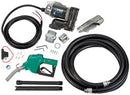 12 VOLT GPRO V25 FUEL TRANSFER PUMP WITH HOSE AND AUTOMATIC NOZZLE - 25 GPM