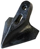 AGRITUF Ridged Field Cultivator Sweep - 6", 7/16" Bolt Holes, 47 Degree Shank