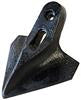 AGRITUF Ridged Field Cultivator Sweep - 6", 7/16" Bolt Holes, 47 Degree Shank