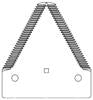 SECTION FOR MACDON & CNH - AUSTEMPER FINE REPLACES 279295 / 279462 - PLATED FINISH
