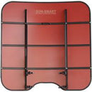 Sun-Smart Tractor & Mower Sunshade Canopy - ROPS Mount, Compact Size, Red