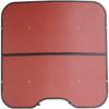 Sun-Smart Tractor & Mower Sunshade Canopy - ROPS Mount, Compact Size, Red