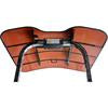 Sun-Smart Tractor & Mower Sunshade Canopy - ROPS Mount, Compact Size, Orange