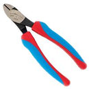 6” High Leverage Diagonal Cutting Pliers - Code Blue