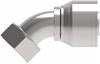 6G-8FFORX45 ORFS 45 DEGREE FEMALE SWIVEL 3/8