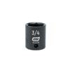 3/8" Drive 6 Point Standard Impact SAE Socket 3/4"