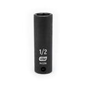 3/8" Drive 6 Point Deep Impact SAE Socket 1/2"