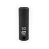 3/8" Drive 6 Point Deep Impact SAE Socket 1/2"