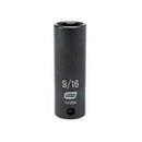 3/8" Drive 6 Point Deep Impact SAE Socket 9/16"