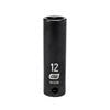 3/8" Drive 6 Point Deep Impact Metric Socket 12mm