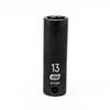 3/8" Drive 6 Point Deep Impact Metric Socket 13mm