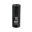 3/8" Drive 6 Point Deep Impact Metric Socket 16mm