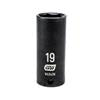3/8" Drive 6 Point Deep Impact Metric Socket 19mm