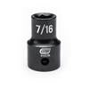 1/2" Drive 6 Point Standard Impact SAE Socket 7/16"
