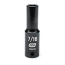 1/2" Drive 6 Point Deep Impact SAE Socket 7/16"