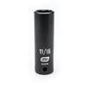 1/2" Drive 6 Point Deep Impact SAE Socket 11/16"