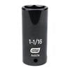 1/2" Drive 6 Point Deep Impact SAE Socket 1-1/16"