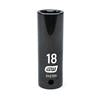 1/2" Drive 6 Point Deep Impact Metric Socket 18mm