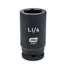 3/4" Drive 6 Point Deep Impact SAE Socket 1"
