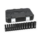 14 Piece 1/2" Drive 6 Point Deep Impact Metric Socket Set