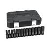 14 Piece 1/2" Drive 6 Point Deep Impact Metric Socket Set