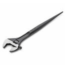 16" Adjustable Black Oxide Construction Wrench