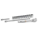 15 Piece 1/2" Drive 6 Point Standard SAE Mechanics Tool Set