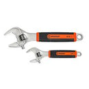 2 Piece 6" & 10" Quick-Fit-Jaw Adjustable Wrench Set