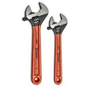 2 Piece Adjustable Black Oxide Cushion Grip Wrench Set 6" & 10"