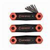 3 Piece Folding SAE/Metric/Torx® Dual Material Key Set