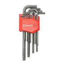 13 Piece Long Ball End SAE Hex Key Set