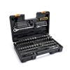 121 Piece 1/4” & 3/8” Drive 72-Tooth SAE/Metric Mechanics Hand Tool Set