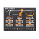 105 Piece 1/4” Drive Slim Head Mechanics Tool Set in Foam Storage Tray