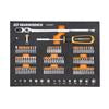 105 Piece 1/4” Drive Slim Head Mechanics Tool Set in Foam Storage Tray