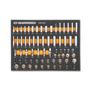 68 Piece 1/4” Drive Master SAE Socket Set in Foam Storage Tray