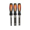 3 Piece 4-in-1 Combination Chisel and Wood Rasp Set