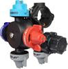 Wilger Dual Spray 4+1 Turret Assembly Manual On/Off - Left Hand - 3/8"