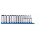 14 Piece 3/8" Drive 6 Point Deep Metric Socket Set