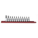 12 Piece 3/8" Drive Hex Bit SAE Socket Set