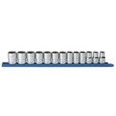 13 Piece 1/2" Drive 12 Point Standard Metric Socket Set